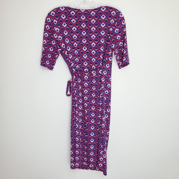 Motherhood Maternity geometric print maternity wrap dress - Picture 10 of 11